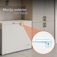 thumbnail image 4 of White Westinghouse  Congelador 7 pies 200 L   WWCCF071200LHWSD Ruedas  Condensador interno  Control dual de temperatura  Canastilla interior  Cerradura con llave, 4 of 10