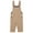 LightKhaki-2632, variant on KIDSCOOL SPACE Baby Little Girls Canvas Overalls,Toddler Boys Ripped Holes Casual Workwear,Light Kkaki,3-4 Years