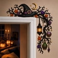 thumbnail image 3 of Halloween Wooden Door Corner Decor, Spooky‑Themed Door Frame Sitter Ornament, Accent For Front Door Doorway And Indoor Halloween Party Home Decor, 3 of 3