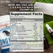 Long Hair Gummies – Anti-Hair Loss Supplement for Faster Hair Growth of Weak, Thinning Hair – Grow Long Thick Hair & with Biotin and 10 Hair Vitamins. (Twin Pack).
