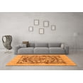 thumbnail image 3 of Ahgly Company Indoor Rectangle Abstract Orange Modern Area Rugs, 8' x 12', 3 of 4