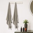 thumbnail image 4 of Unique Bargains Solid Cotton Towels 2 Pack Soft Highly Absorbent Bath Towel for Daily Use Khaki 28" x 56", 4 of 8