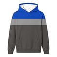 thumbnail image 5 of MexChoioe Boys and Girls Hoodie Hooded Sweatshirt Color‑Blocked Casual Long Sleeve with Pockets Versatile for Back to School and Daily, 5 of 5