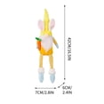 thumbnail image 2 of Gnomo elfo de Pascua, muñeco de peluche amarillo sin rostro hecho a mano, gnomo conejo de pie con patas retráctiles, para árbol de Pascua, puerta, patio y ventana., 2 of 3