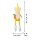 thumbnail image 2 of Gnomo elfo de Pascua, muñeco de peluche amarillo sin rostro hecho a mano, gnomo conejo de pie con patas retráctiles, para árbol de Pascua, puerta, patio y ventana., 2 of 3