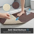 thumbnail image 5 of 24 x 24 Inch Square Loofah Shower Mat Non Slip, Soft PVC Quick Drying Shower Floor Mat with Drain, Foot  Bath Mats for Bathroom, Tub, Wet Areas, 5 of 6
