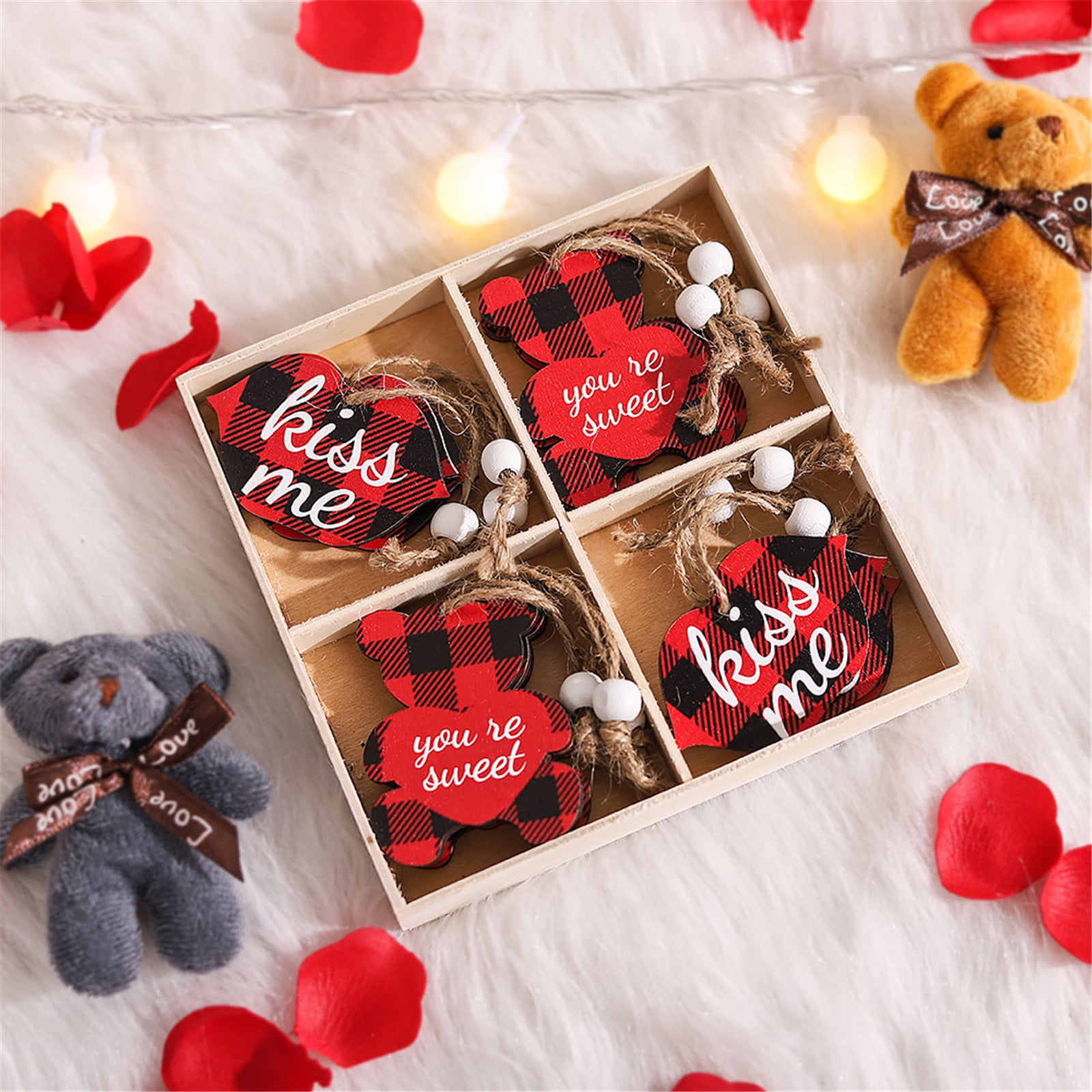 Yhmxh Valentines Day Gifts For Him/Her,Valentines Day Decorations Valentine'S Day Gift 18 Soap Rose Bundle Gift Box Border Mother'S Day Birthday Gift