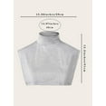 thumbnail image 5 of YooGuoGuo Detachable Collar Fake Turtleneck Lightweight Turtle Neck Dickey Collars for Women Girls, 5 of 5