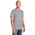 thumbnail image 3 of Gildan Classic Fit Men DryBlend T-Shirt, Short Sleeve Crewneck Tee, Sport Grey, 2XL, 3 of 5