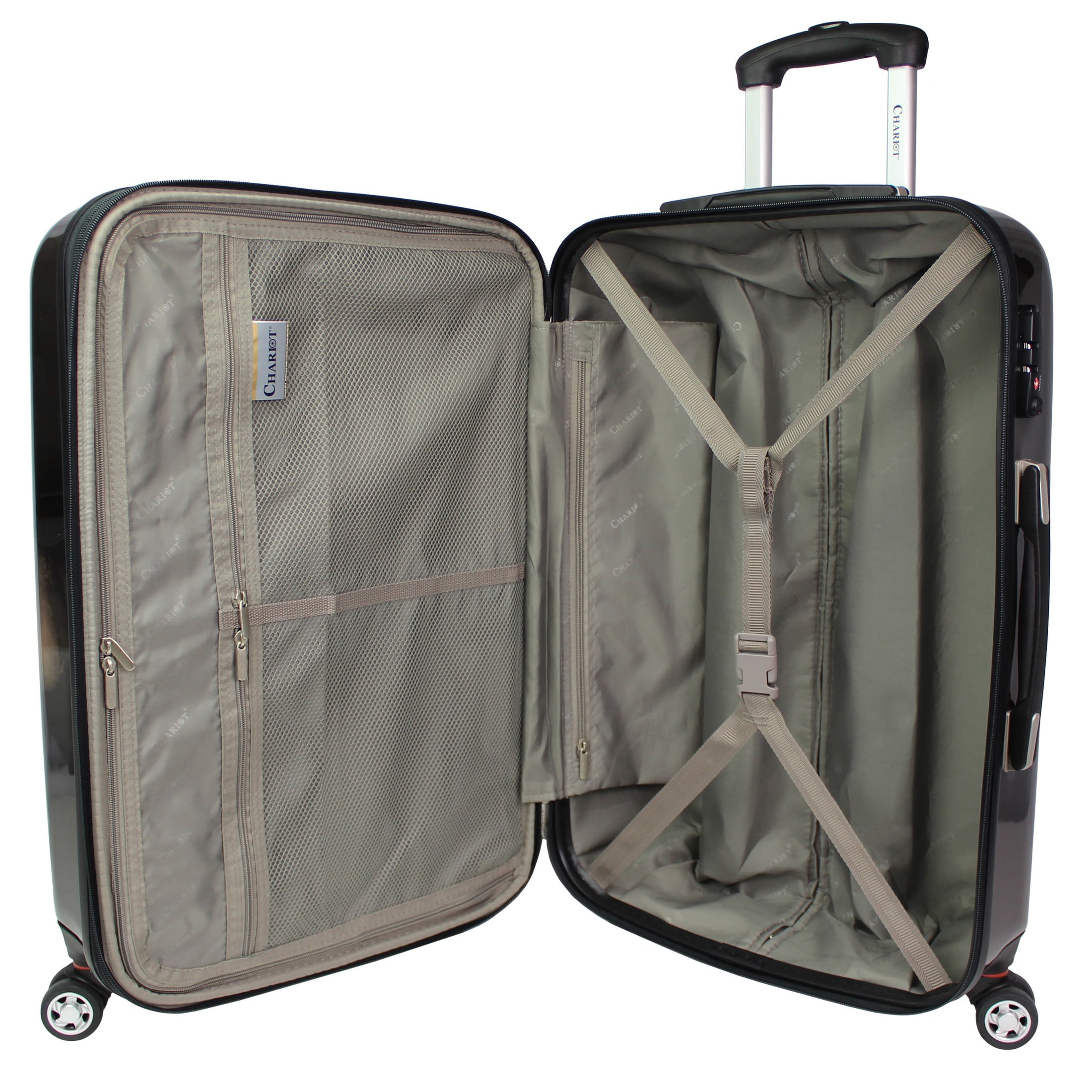 Chariot Horse Lovers 24-inch Hardside Spinner Luggage - Stallion Horse