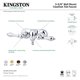 thumbnail image 3 of Kingston Brass Cc41T5 Vintage 3-3/8 Pulgadas Montaje En Pared Grifo Para Bañera Bronce Aceitado, 3 of 3