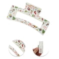 thumbnail image 3 of Unique Bargains 1 Pc Christmas Hair Clips Square Snowman Hairdo Clip for Christmas 3.35"x1.77"x1.57" White, 3 of 6