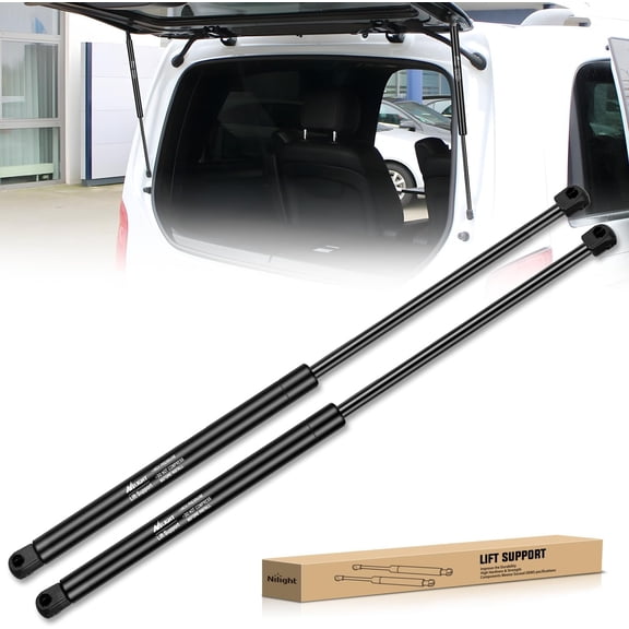 Nilight Rear Window Glass Struts 4761 for Jeep Wrangler YJ 1987-1995, Rear Shocks Gas Struts 26 Inch, 2PCS Set Rod