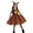 Brown, variant on Adorable Squirrel Dress Girls Stage Performance Play Pretend Tutu Outfit Clothes