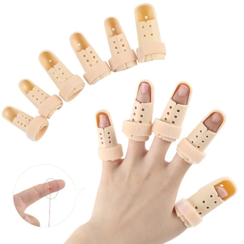 Finger Splint Brace Adjustable Finger Support Protector for Fingers  Arthritis Joint Finger Injury Brace Pain Relief Nail Supply 