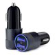 thumbnail image 2 of Cargador de coche 2.4A + 1A Adaptador de carga rápida USB de puerto dual para tableta de teléfono iPhone Tmvgtek Autopartes, 2 of 9