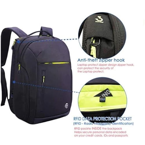 Swissdigital Java Business Travel Backpack and 17