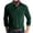 Mint, variant on YODETEY Men's Long Sleeve Contrast Collar Polos Shirt with Pockets, Everyday Wear Long Sleeve Polos Collar Casual Tops,Big and Tall Black,Size XXL