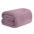 thumbnail image 1 of Solid Color Flannel Blanket Cold Touch Fabric Absorbs Body Heat Summer Blanket All-Season Cooling Blanket Lightweight Breathable Soft for Bed - Breathable and Soft, Throw Blanket for Summer, 1 of 5