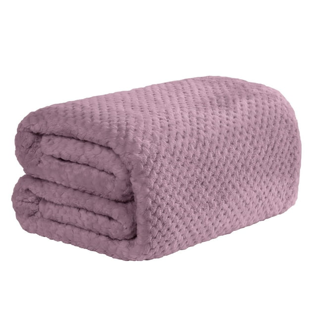 Solid Color Flannel Blanket Cold Touch Fabric Absorbs Body Heat Summer Blanket All-Season Cooling Blanket Lightweight Breathable Soft for Bed - Breathable and Soft, Throw Blanket for Summer