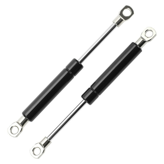 Unique Bargains 2Pcs 45Ib/200N/20kg 7"/180mm Lift Supports Struts Gas Spring Black
