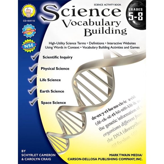 Science Vocabulary Building, Grades 5 - 8 (Paperback)