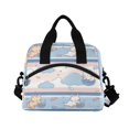 thumbnail image 2 of Insulated Crossbody Lunch Bag 10L Lunch Tote with Adjustable Shoulder Strap for Work Office Picnic Cute Cat Pattern, 2 of 6
