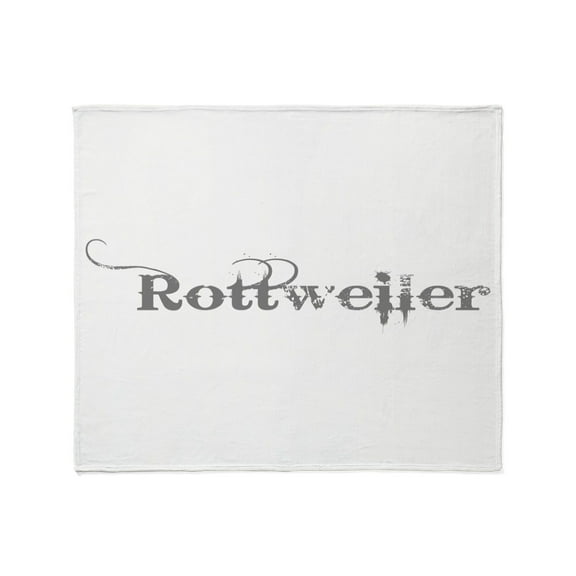CafePress - Rottweiler Throw Blanket - Soft Fleece Throw Blanket, 50"x60" for All Ages