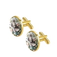 thumbnail image 2 of Koala Elegant Dress Shirt Stainless Steel Cufflinks Set for Men - for Formal Attire - Ideal for Weddings and Special Occasions, 2 of 6