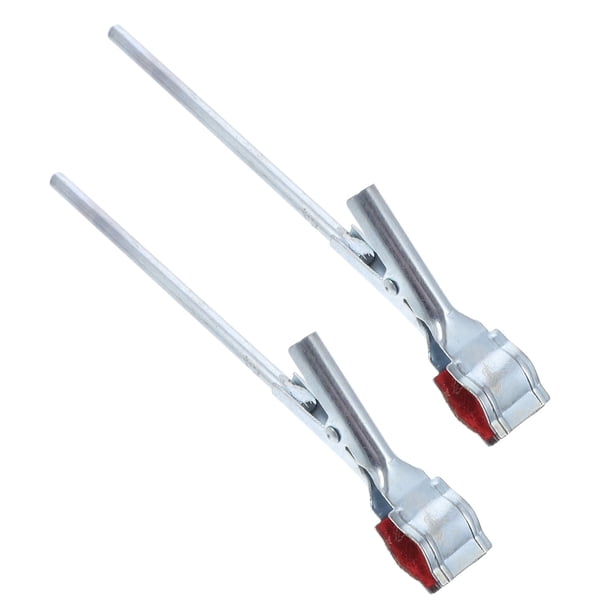 Pinzas antideslizantes de hierro, abrazaderas para tubos de ensayo, soportes para tubos de ensayo, herramientas de abrazadera de laboratorio, 2 uds.