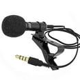 thumbnail image 1 of Mobile Phone Lavalier Microphone 3.5mm Plug 360 Degree Pickup Noise Reduction Conference Lavalier Microphone for Phones Tablets Laptops, 1 of 9