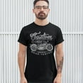 thumbnail image 3 of Tee Hunt Custom Motorcycles Road Tested T-Shirt Bobber Biker Gang MC Men's Tee, Black, XX-Large, 3 of 5