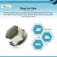thumbnail image 6 of MARINE CITY 316 Stainless Steel Steering Wheel Knob with Cap, Gloss Polished Finish, Durable Spinning Ball Bearing for Boats, Yachts, Kayaks, and Caravans Pack of 1, 6 of 7