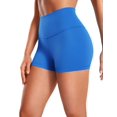 thumbnail image 1 of Shorts CRZ YOGA Butterluxe Cintura Alta 6 cm Azul L, 1 of 5