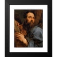 thumbnail image 2 of Anthony van Dyck 11x14 Black Modern Framed Museum Art Print Titled - Saint Andrew, 2 of 5