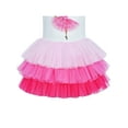 thumbnail image 5 of Girls Dress Pink Tutu Dancing Tiered Skirt Ballet Party 3 Years, 5 of 6