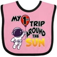 thumbnail image 3 of Inktastic My 1st Trip Around the Sun Boys or Girls Baby Bib, 3 of 4