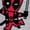 HEATHER GREY, variant on - Deadpool Merc With A Mouth - Women's Oversized Graphic T-Shirt