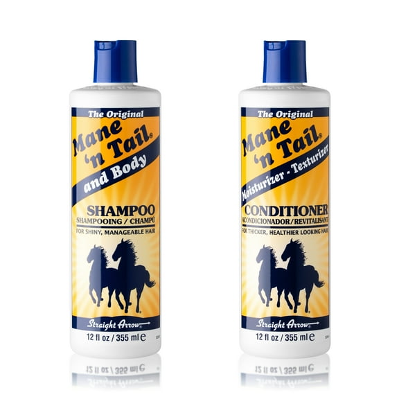 Mane 'n Tail Original Body Shampoo & Conditioner (12 oz Each) – Softens, Adds Shine & Strengthens for Healthy, Manageable Hair