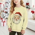 thumbnail image 2 of Taqqpue Boys Girls Christmas Sweatshirt Long Sleeve Santa Printed Shirts Blouse Fall Winter Ugly Christmas Sweater Pullover for Kids 1-15T, 2 of 7