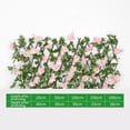 thumbnail image 3 of Treillis Extensible Charmant avec Fleurs Artificielles pour Intimité de Jardin, 3 of 8