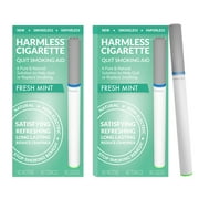 Harmless Cigarette,Fresh Mint,Nicorette Alternative & Quit Smoking Aid,2pk