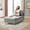 Green, variant on Youdao Modern 62.6" Corduroy Chaise Lounge with Golden Legs, Comfy Upholstered Sleeper Sofa Recliner with Support Pillow for Bedroom, Living Room, and Office, Beige