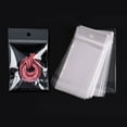 thumbnail image 3 of 50/100pcs Clear Self Adhesive Seal Plastic Bag with Hang Hole Resealable OPP Bag for Gift Packing Jewelry Retail Display Package 9x20cm 50PCS, 3 of 6