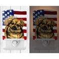 thumbnail image 2 of Caroline's Treasures LH9033CNL Flag with Tibetan Spaniel Ceramic Night Light, 6x4x3", multicolor, 2 of 2