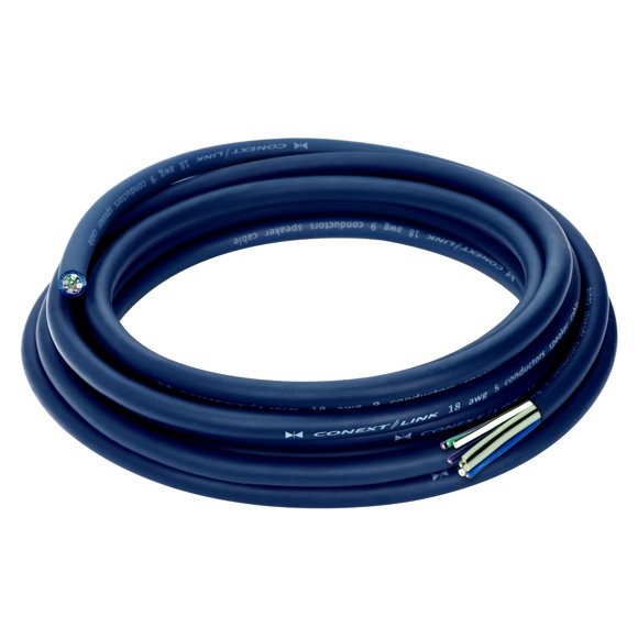 Cable de altavoz Conext Link MSC918-20, 20 pies, 18 AWG, 9 conductores