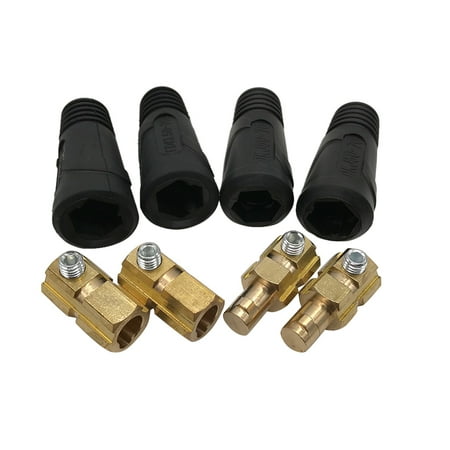

4Pc Welding Soldering Plug Female Fitting Quick Connector + 50-70 Connector Welder Welding Equipment Accessories