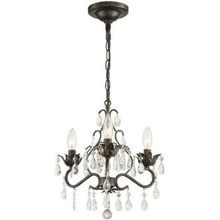 

Crystorama Lighting - Three Light Mini Chandelier - Mini Chandelier - Paris