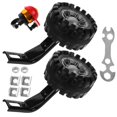 thumbnail image 5 of Training Wheels for Bike 12 Inch Children Bike Auxiliary Wheels for Learning to Ride Kids Black Metal Balance Stabilizer 1 Set, 5 of 5
