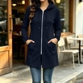 thumbnail image 3 of Cilsoka Long Hoodies for Women Zip Up Tunic Sweatshirt Cute Fall Jackets | Oversized Sweatshirt for Women Cute Hoodies Lightweight Workout Fall Jackets, 3 of 6